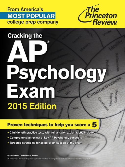 Title details for Cracking the AP Psychology Exam, 2015 Edition by Princeton Review - Available